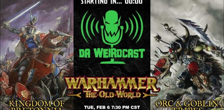 Warhammer the old world feb 2nd 2024 kingdom of bretonnia vs orc goblin tribes engarde pasaulis