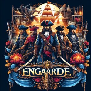 Adventure engarde t shirts fantasy gaming roleplaying swashbuckling mythical creatures iconic artwork engarde pasaulis