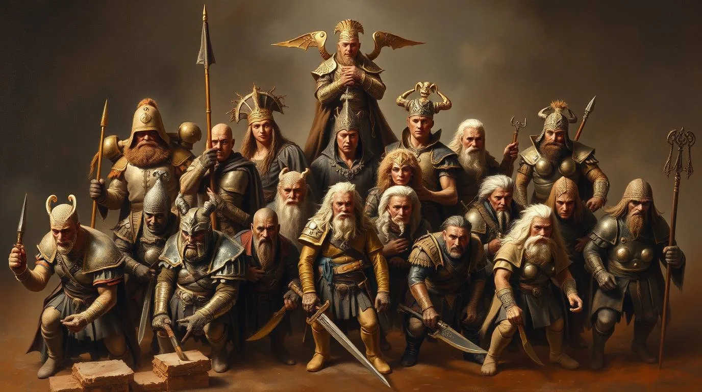 Army roster on an dramatic lighting